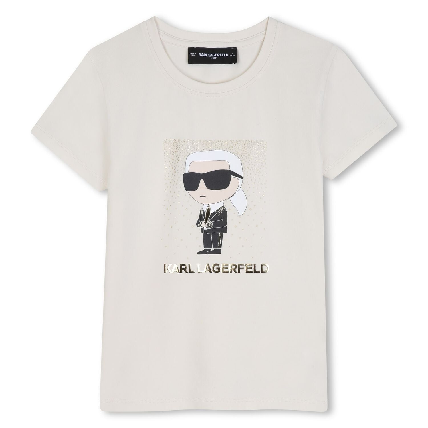 Girls White Ikonik T-Shirt, 1, hi-res