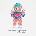 Boys White Cotton Polo Bear & Crab T-Shirt, 1, hi-res