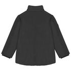 Boys Black Padded Puffer Jacket, 1, hi-res