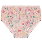 طقم بنات فستان بطبعة الزهور باللون الوردي, 1, hi-res