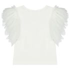 تيشيرت بنات لعيد ميلاد الثامن باللون الابيض , 17, hi-res