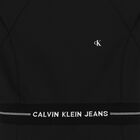 Girls Black Logo Dress, 1, hi-res