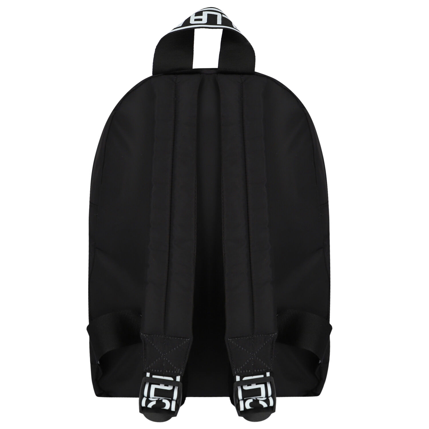 Boys Black Logo Backpack, 1, hi-res