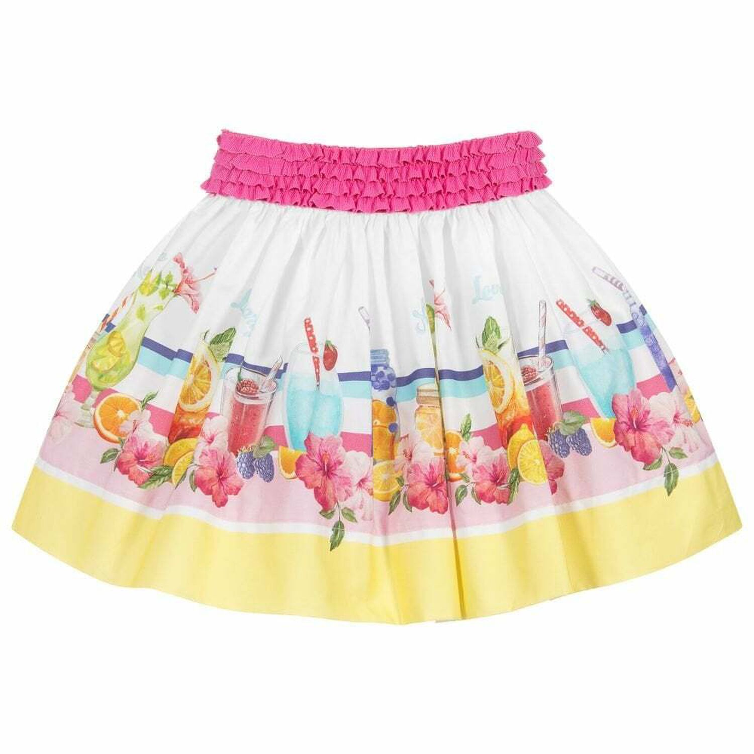 Girls Pink Summer Skirt, 1, hi-res image number null