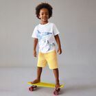 Boys Yellow Shorts, 1, hi-res