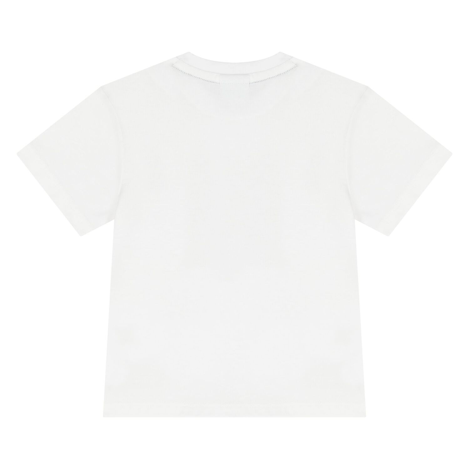 Younger Boys White Logo T-Shirt, 2, hi-res image number null