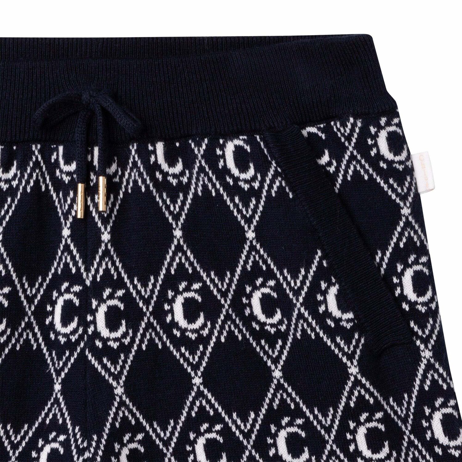 بنطلون مينى-مى محبوك بالشعار باللون الكلى للبنات, 1, hi-res image number null