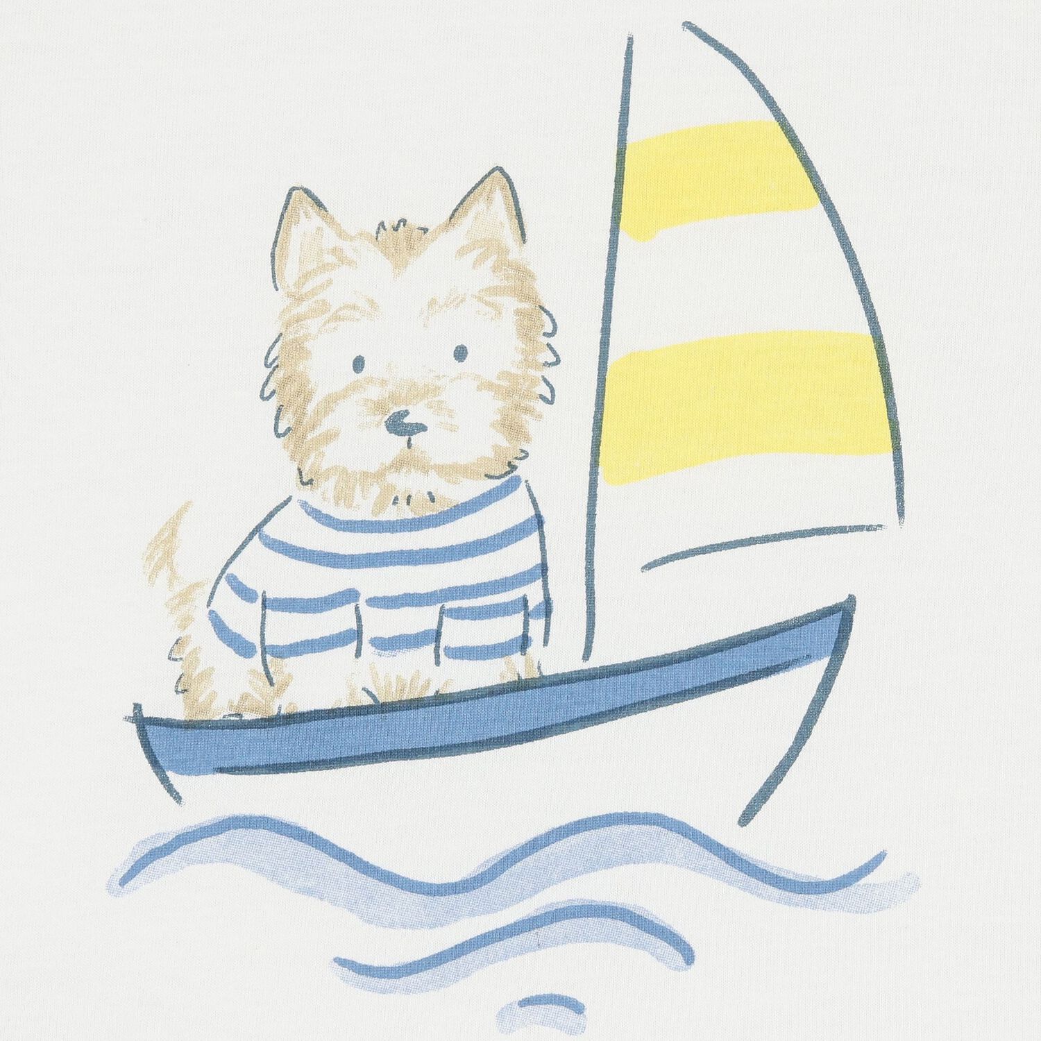 Baby Boys White T-Shirt, 1, hi-res