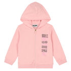 Younger Girls Pink Logo Tracksuit, 3, hi-res