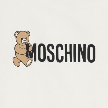 Younger Ivory Teddy Bear Logo Sweatshirt