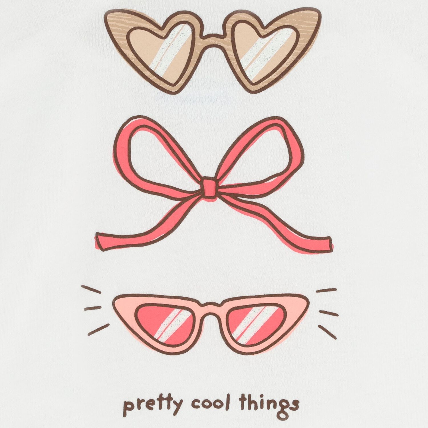 طقم ليجنز للبنات باللون الابيض والوردي, 2, hi-res