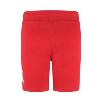 Boys Red Logo Jersey Shorts