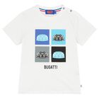 Younger Boys White Logo T-Shirt, 1, hi-res