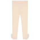 Girls Beige Fairy Tale Castle Leggings Set, 1, hi-res