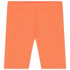 Girls White, Red & Orange Leggings Set, 3, hi-res