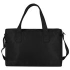 Black Teddy Bear Logo Baby Changing Bag, 2, hi-res