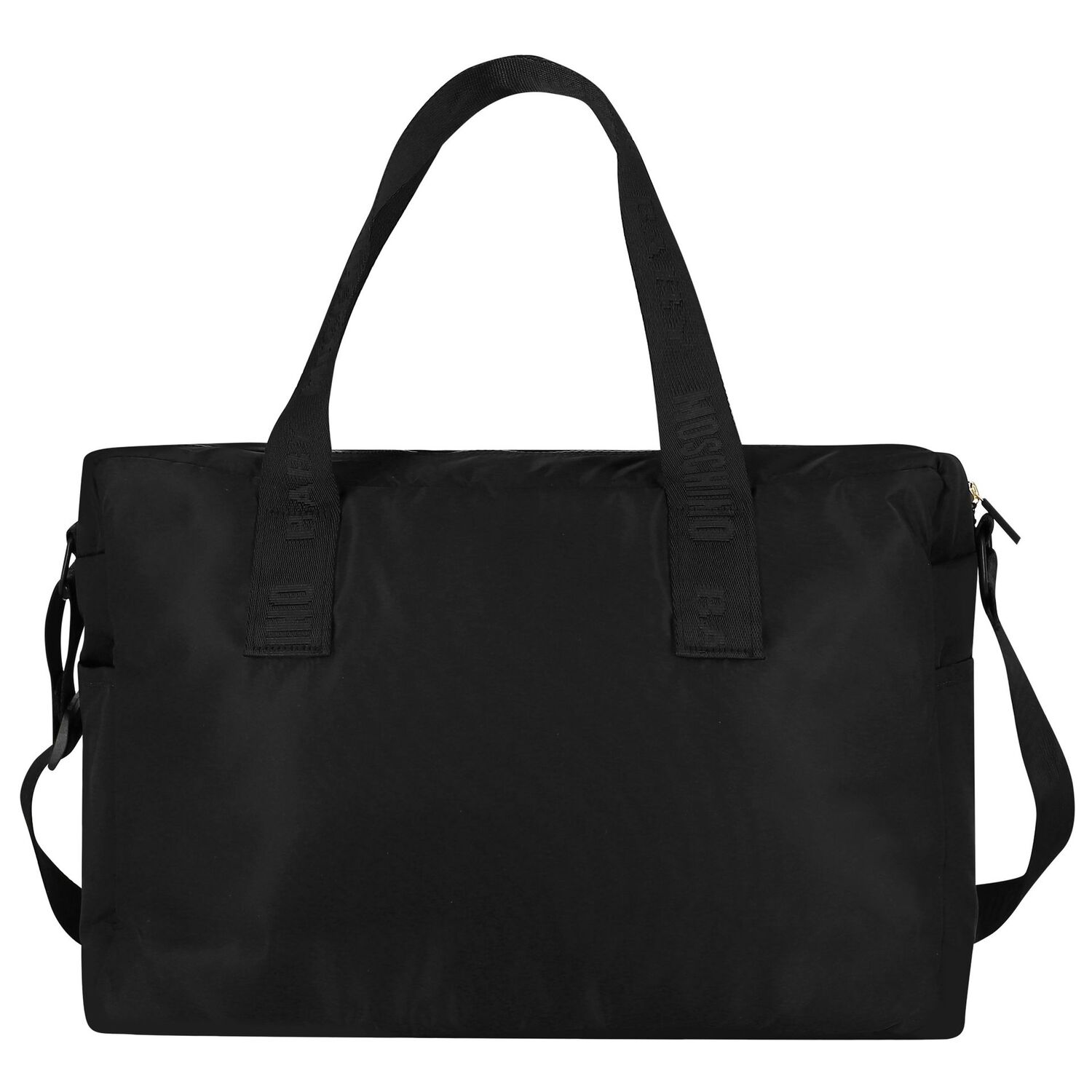 Black Teddy Bear Logo Baby Changing Bag, 2, hi-res image number null