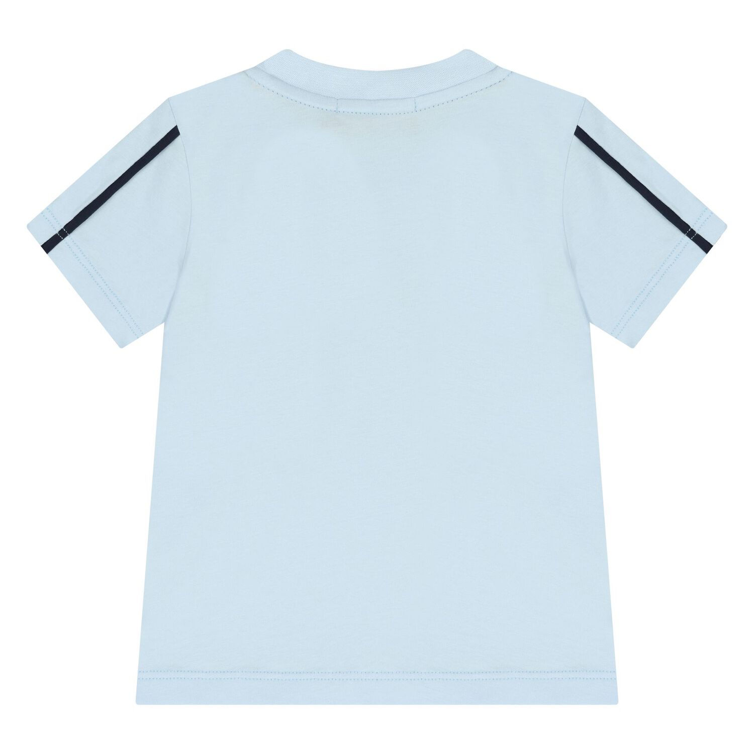 Younger Boys Blue Logo T-Shirt, 3, hi-res