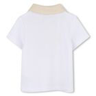 طقم شورت محبوك أبيض وبيج للأطفال الرضع, 1, hi-res