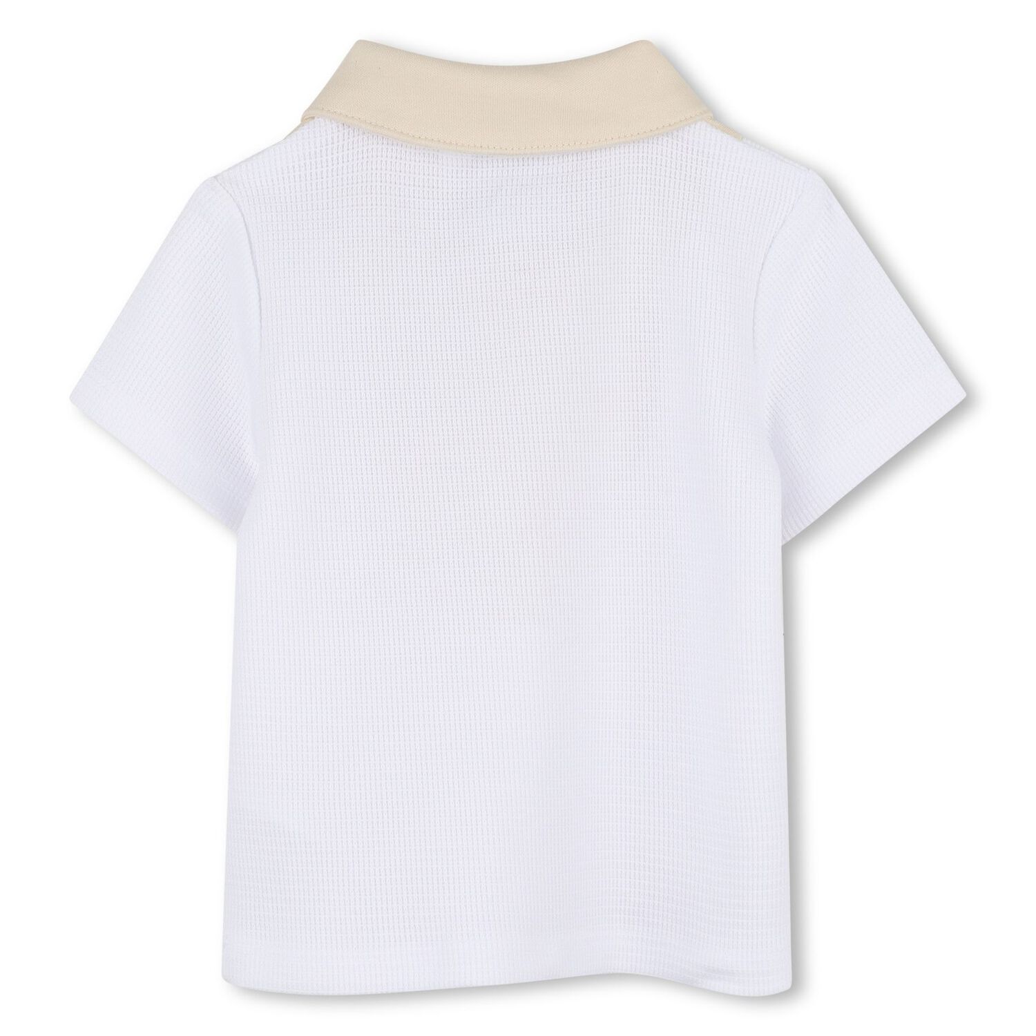 طقم شورت محبوك أبيض وبيج للأطفال الرضع, 1, hi-res