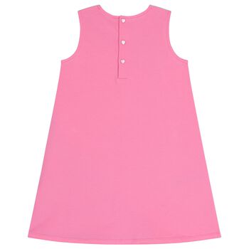 Girls Pink Heart Dress