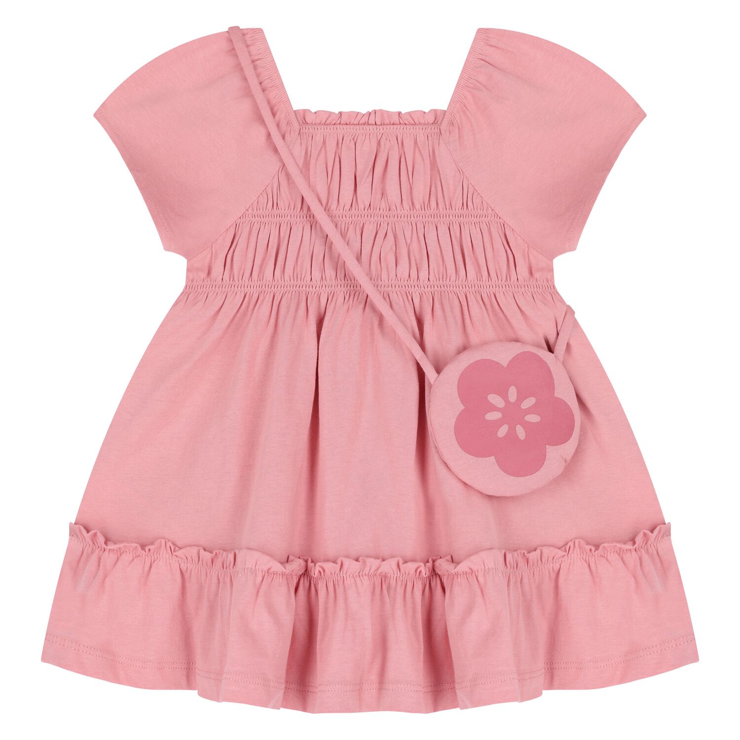 فستان  وحقيبة يد باللون الوردي للبنات  , 1, hi-res image number null