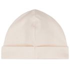 طقم بنات هدايا أفرول بالشعار باللون الوردي, 1, hi-res