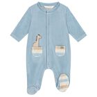  أفرول أولاد باللون الأزرق والبيج (2  قطع) , 2, hi-res