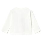 Younger Boys Ivory Tiger Long Sleeve Top, 2, hi-res