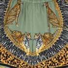 Boys Green, Yellow & Black Tiger Barocco Shorts, 1, hi-res