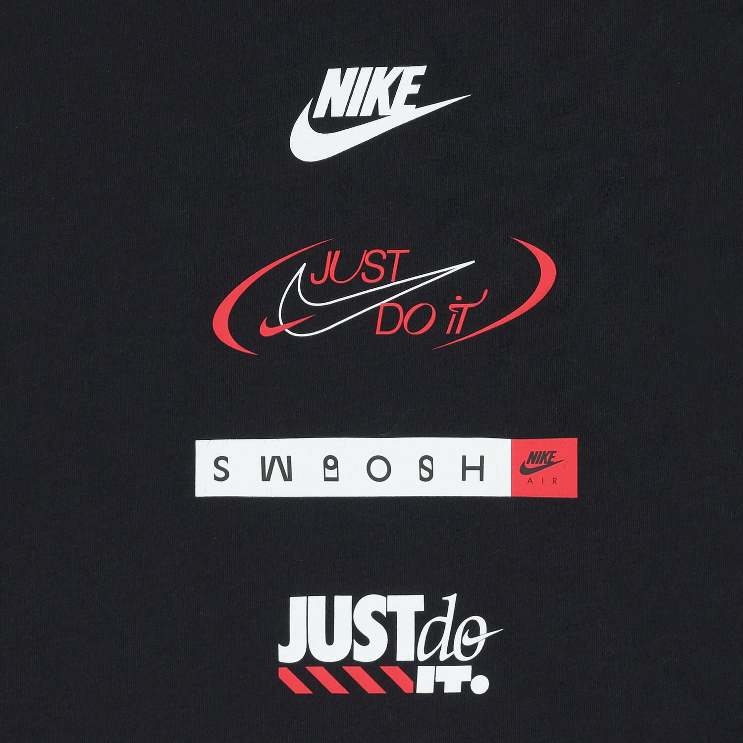 قميص بشعار أسود, 1, hi-res