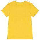 Boys Yellow Logo T-Shirt, 2, hi-res