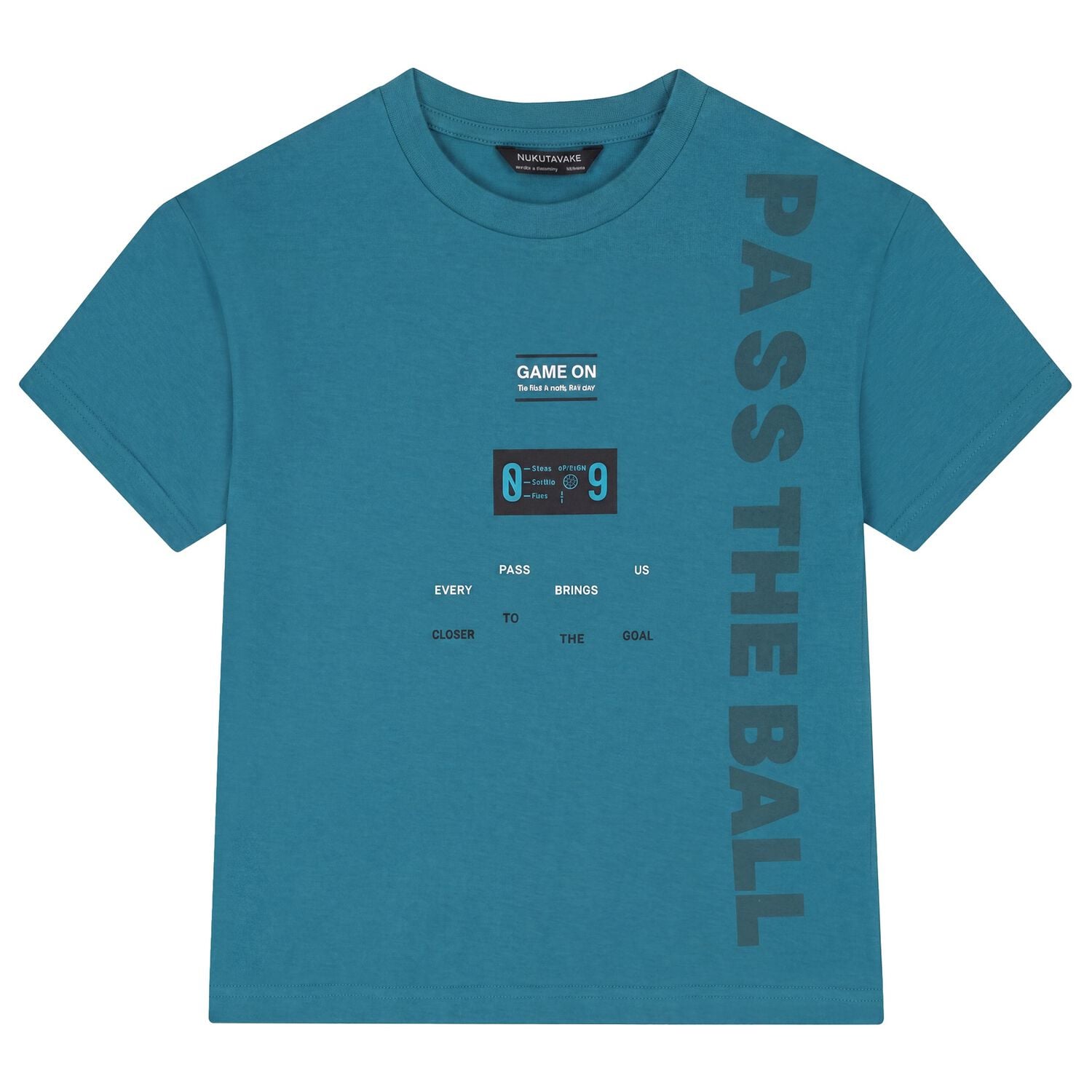 Boys Aqua T-Shirt, 2, hi-res