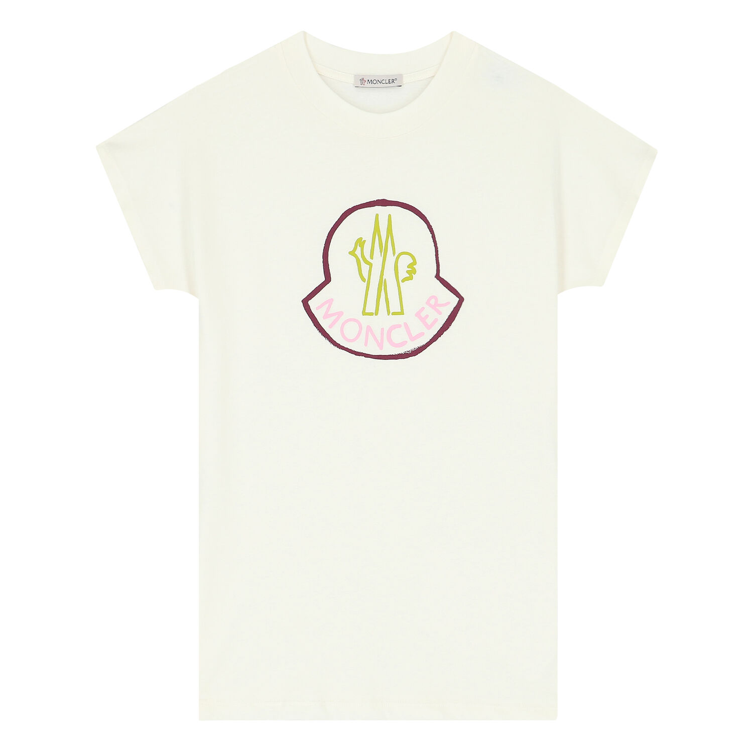 Girls Ivory Logo T-Shirt, 1, hi-res