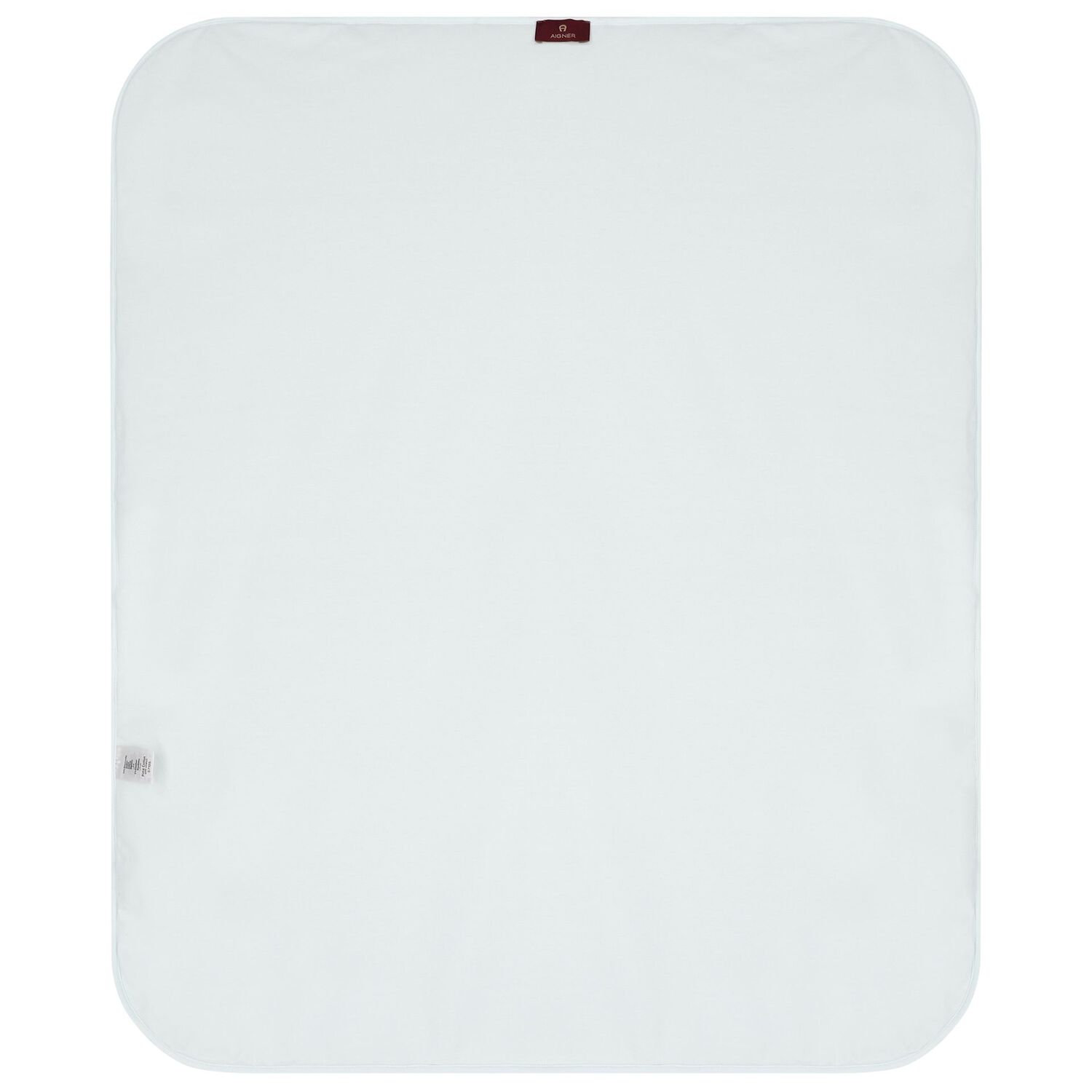 Baby Boys Ivory & Blue Teddy Bear Logo Blanket, 2, hi-res