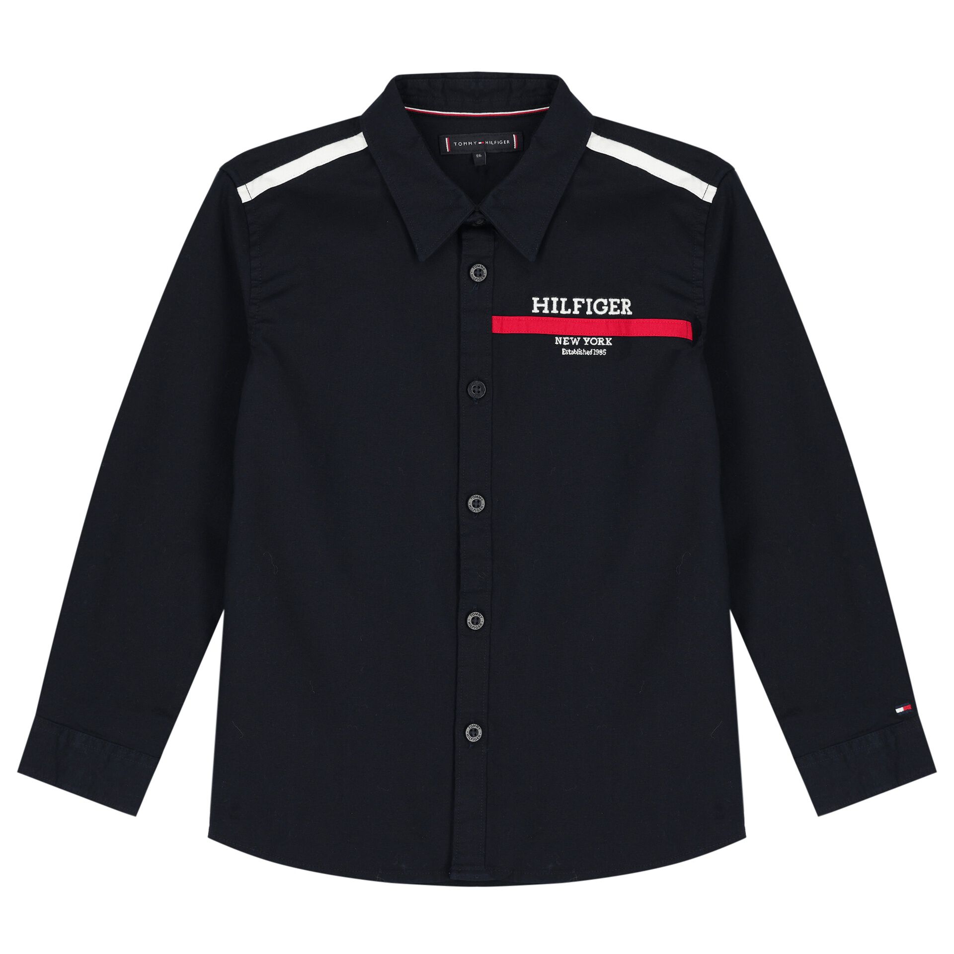Navy blue tommy shirt discount