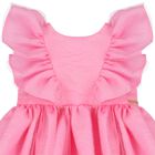 Girls Pink Ruffled Dress, 1, hi-res