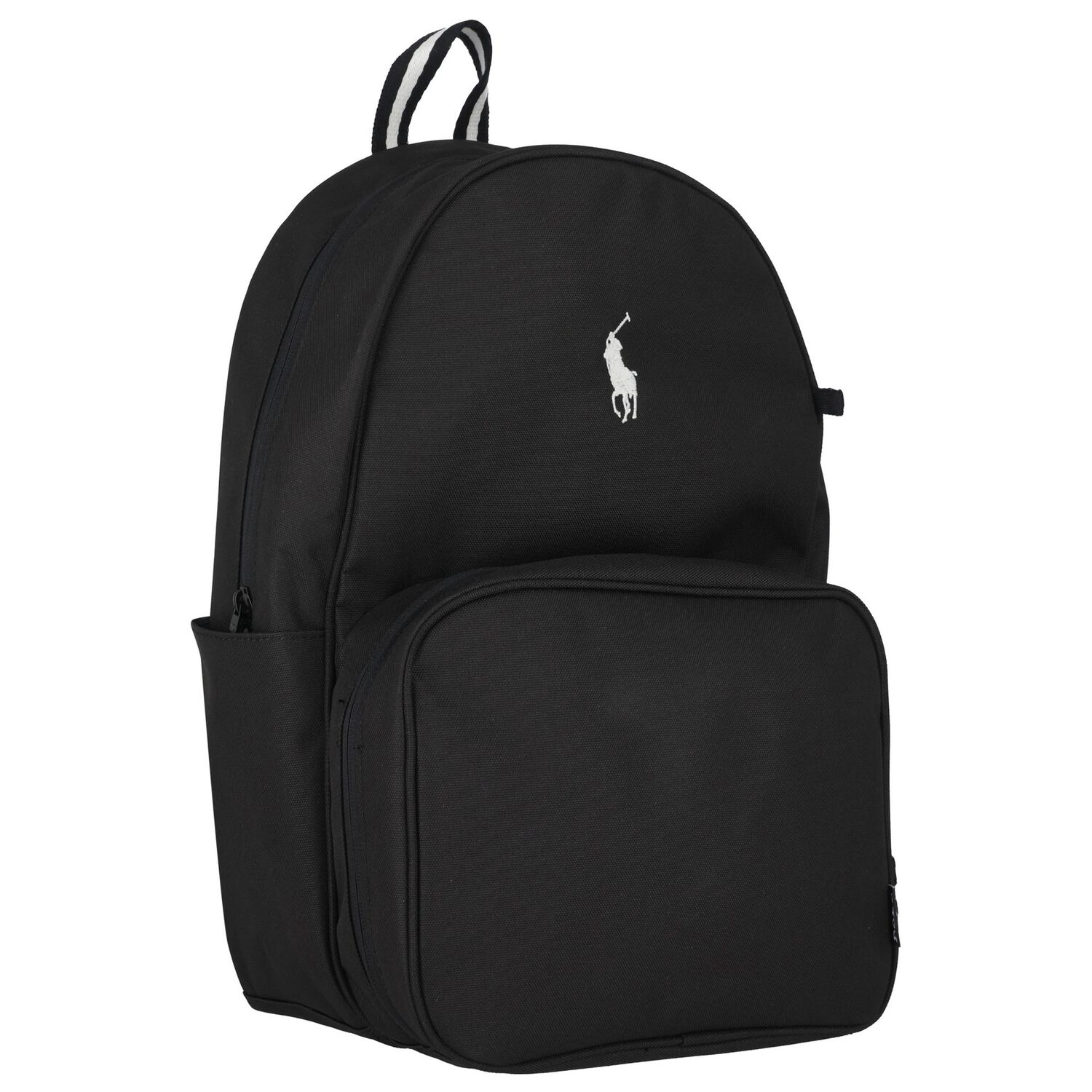 Boys Black Canvas 3 Piece Backpack ( 44cm ), 1, hi-res