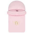 Baby Girls Pink & Gold Logo Nest, 2, hi-res