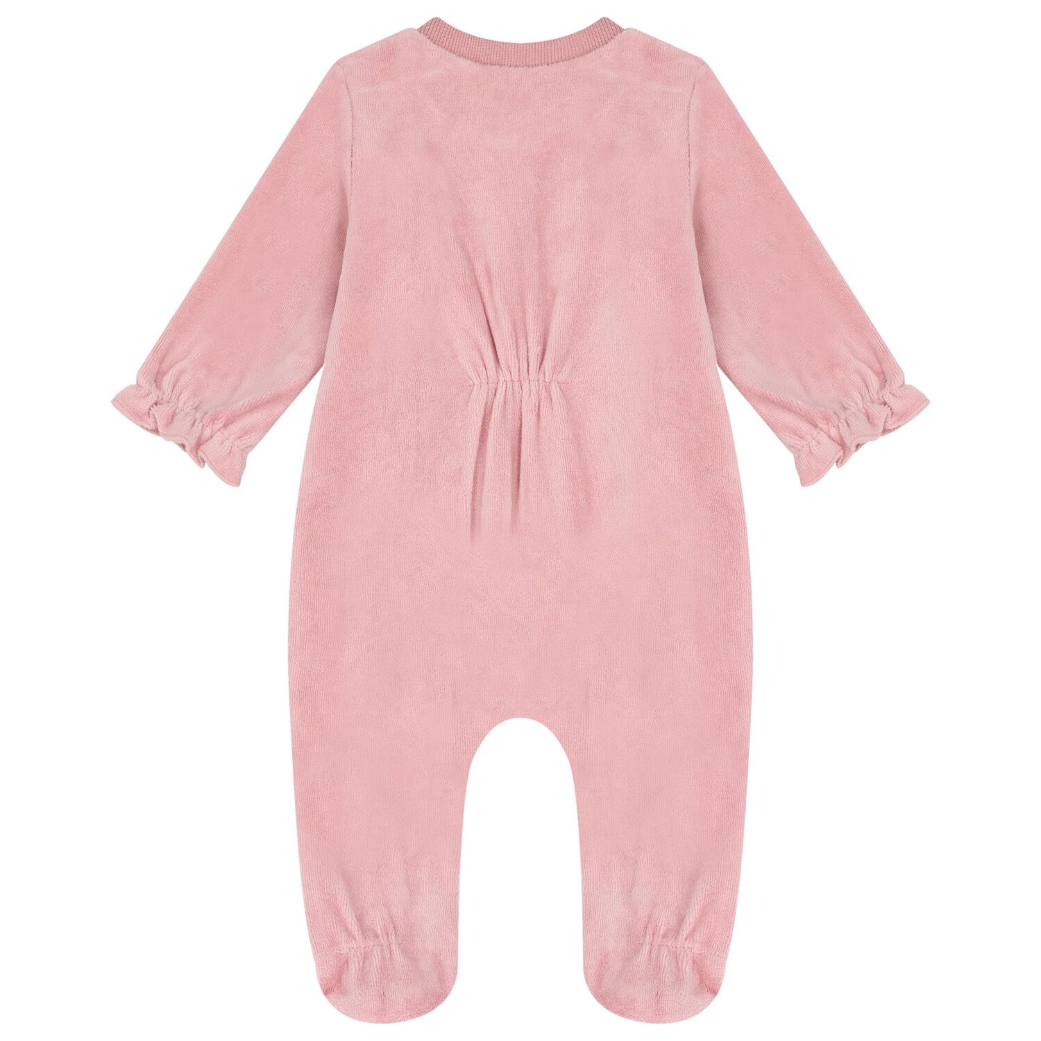 أفرول بنات بطبعة باللون العاجي والوردي للأطفال  ( قطعتين), 1, hi-res