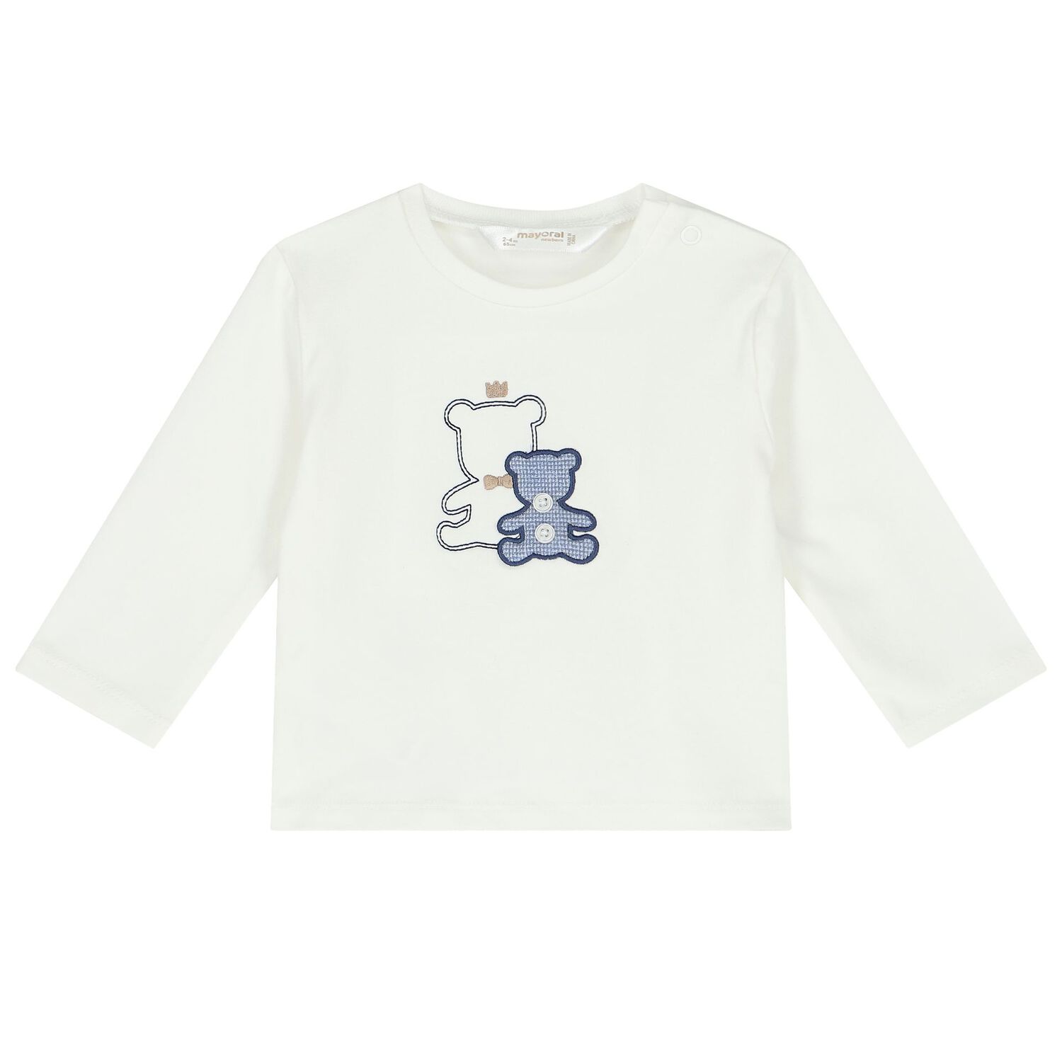 Baby Boys Blue & Ivory Trousers Set, 1, hi-res