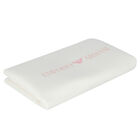 بطانية بالشعار باللون العاجي والكحلي, 3, hi-res