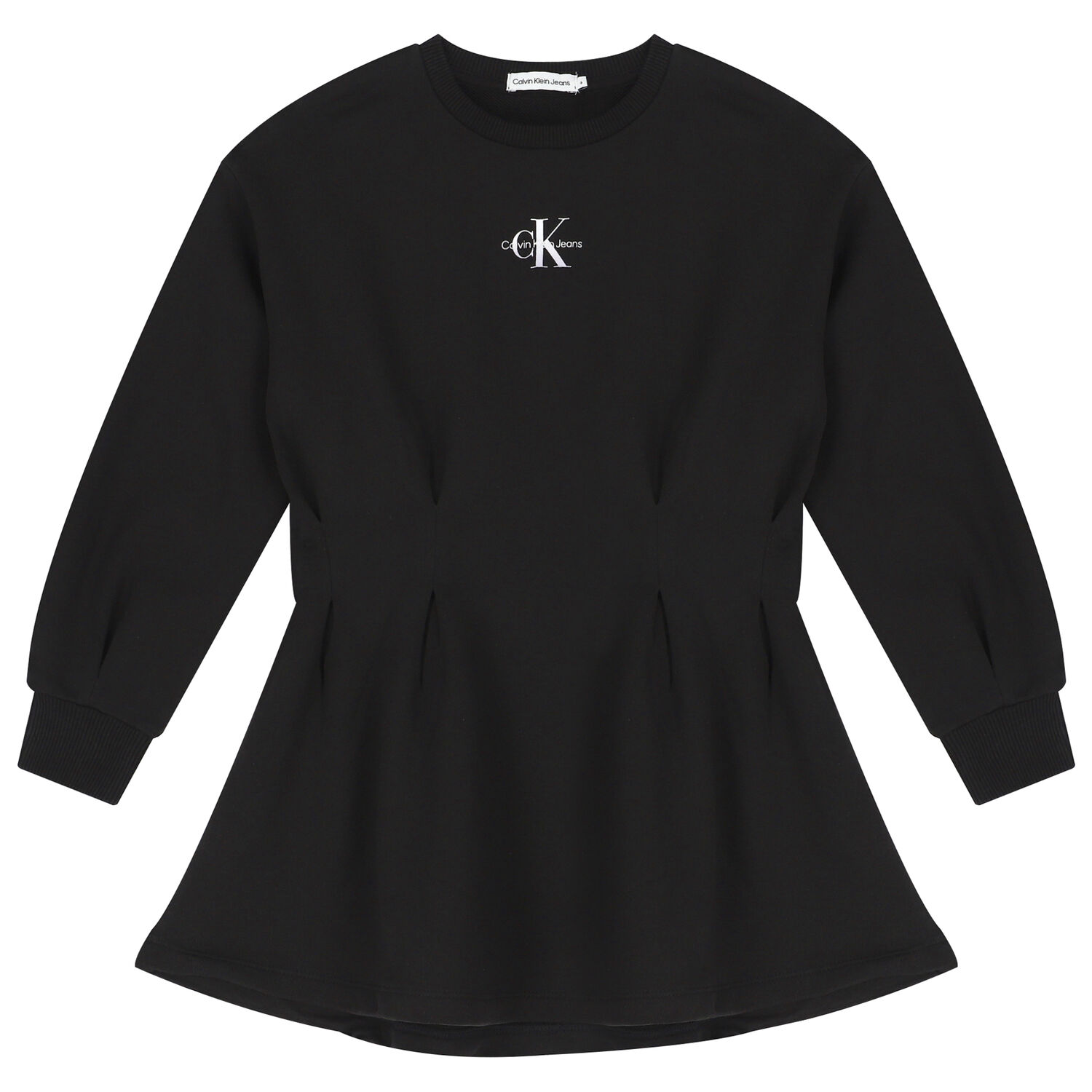 Girls Black Logo Dress, 1, hi-res image number null