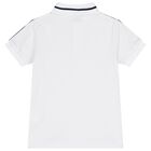 تيشيرت بولو أولاد بالشعار باللون الكحلي و الأبيض, 1, hi-res