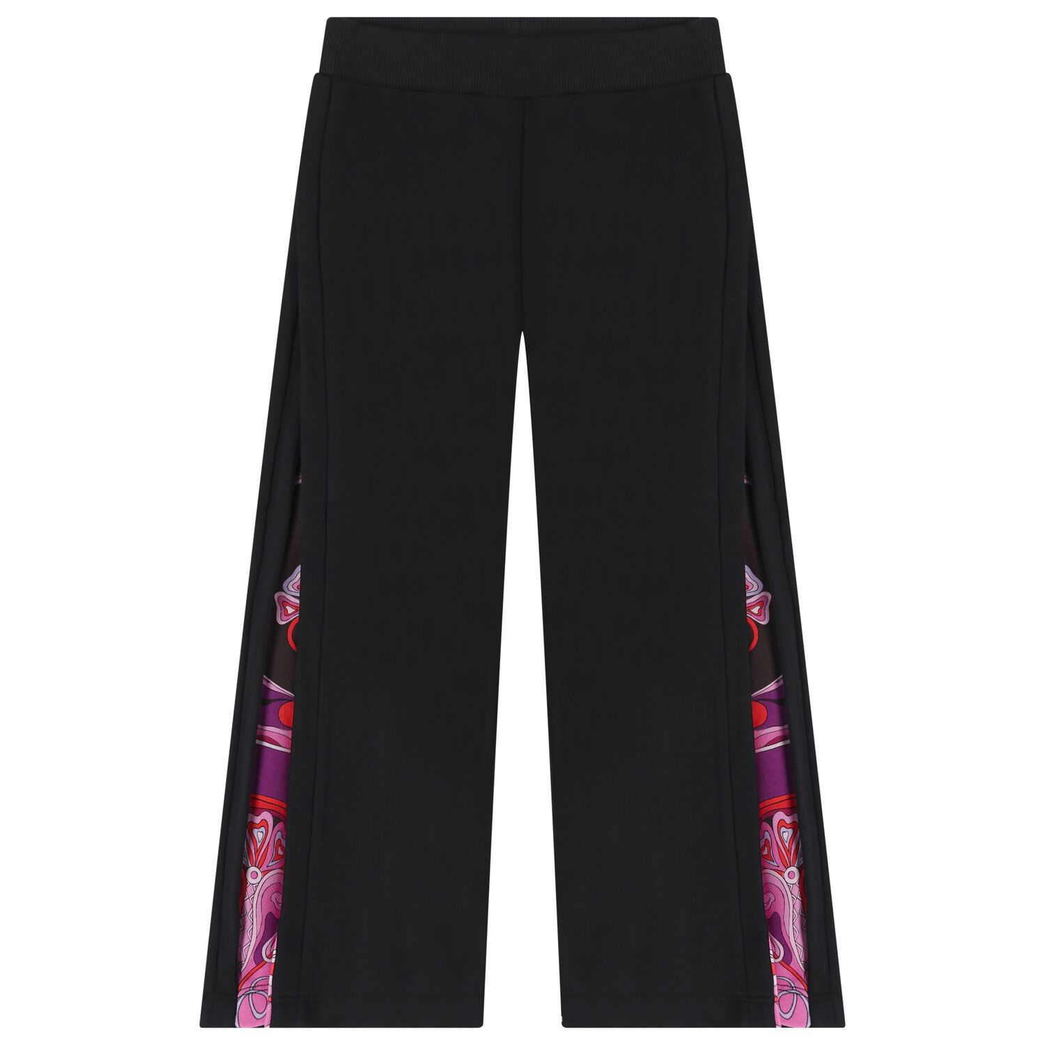 Girls Black Orchidee Trousers, 1, hi-res