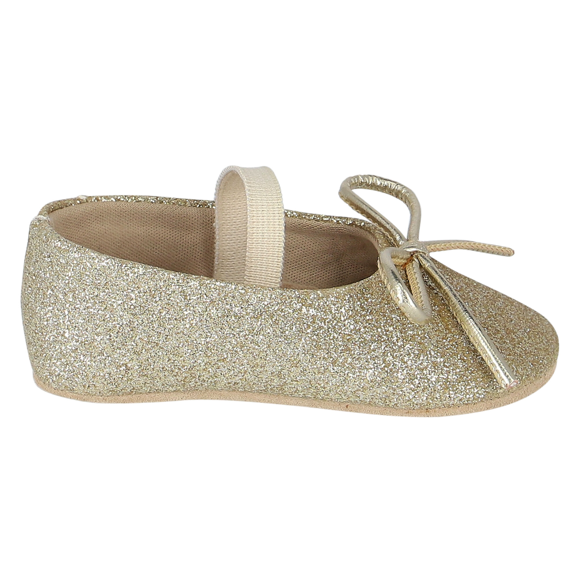 Gold glitter shoes clearance baby girl