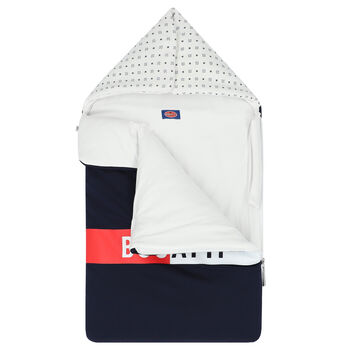 Baby Boys Navy & White Logo Nest