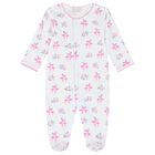 Baby Girls Flamingo Babygrow, 1, hi-res