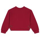 Girls Red Bow Tulle Skirt Set, 1, hi-res