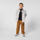 Boys Black Logo T-Shirt, 1, hi-res